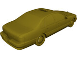 Taxi USA 3D Model preview