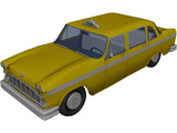 Taxi USA 3D Model preview