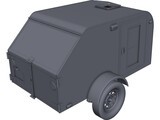 Teardrop Trailer 3D Model preview
