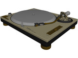 Technics SL-1200MK2 Turntable 3D Model preview