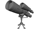 Telescope 3D Model preview