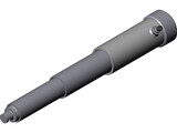 Telescopic Hydraulic Cylinder 3D Model