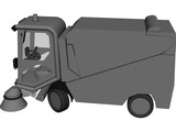 Tennant 636 Vacuum Sweeper 3D Model preview