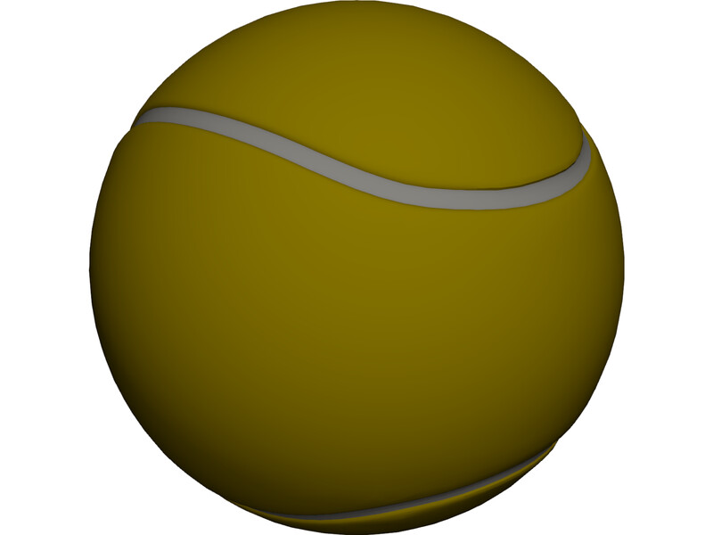 Tennis Ball 3D Model