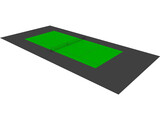 Tennis Court 3D Model preview