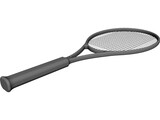 Tennis Racquet 3D Model preview
