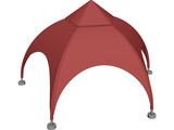 Tent 5 Legs 3D Model preview