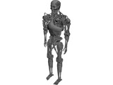 Terminator T-600 Robot 3D Model preview