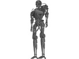 Terminator T-600 Robot 3D Model