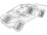 Tesla Cybertruck (2019) 3D Model