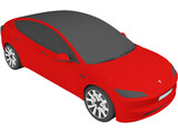 Tesla Model 3 (2024) 3D Model