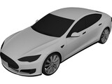 Tesla Model S (2016) 3D Model preview