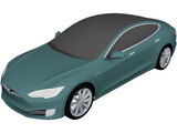 Tesla Model S (2020) 3D Model preview