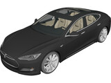 Tesla Model S 3D Model preview
