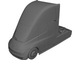 Tesla Semi Truck (2020) 3D Model preview