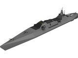 TF-3000 Kanuni Cruiser 3D Model preview