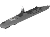 TF-3000 Kanuni Cruiser 3D Model