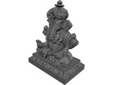 Thai Buddha China Statue 3D Model preview