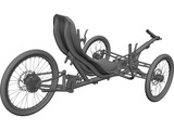 Three Wheel Trike 3D Model preview