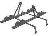 Thule Ride Roof Rack 3D Model preview