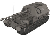 Tiger P Elephant 3D Model preview