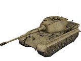 Tiger Tank 3D Model preview