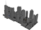 Times Square 2017 3D Model preview