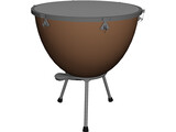 Timpani Drum 3D Model preview