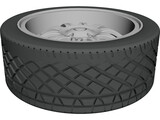 Tire 3D Model preview