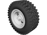 Tire All-Terrain 3D Model preview