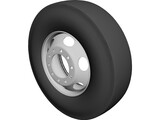 Tire and Rim 3D Model preview
