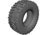 Tire Off Road 3D Model preview