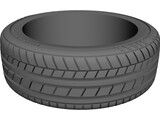 Tire Univesal 15 inch 3D Model preview