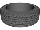 Tire Univesal 15 inch 3D Model