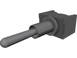 Toggle Switch 3D Model preview