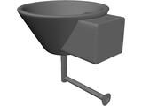Toilet Fitting 3D Model