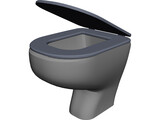 Toilet WC 3D Model preview