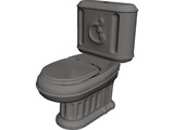 Toilet 3D Model preview