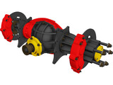 Top Fuel Nodular Differential 3D Model preview