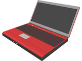 Toshiba Laptop 3D Model preview
