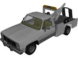 Tow Truck 3D Model preview