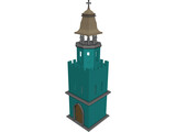 Tower Christian 3D Model preview