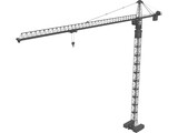 Tower Crane 3D Model preview