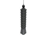 Tower Taipei 3D Model preview