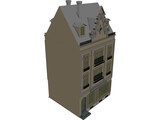 Town House 3D Model preview