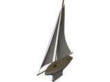 Toy Boat 3D Model preview