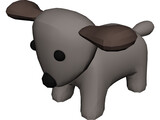 Toy Dog 3D Model preview