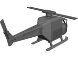 Toy Helicopter 3D Model preview