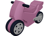 Toy Motorcycle 3D Model preview