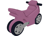 Toy Motorcycle 3D Model